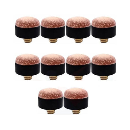 5/10Pcs Screw in Cue Tips Snooker Pool Billards Tip Head Replacement Parts Economic Pool Table Club Snooker Cue Accessories
