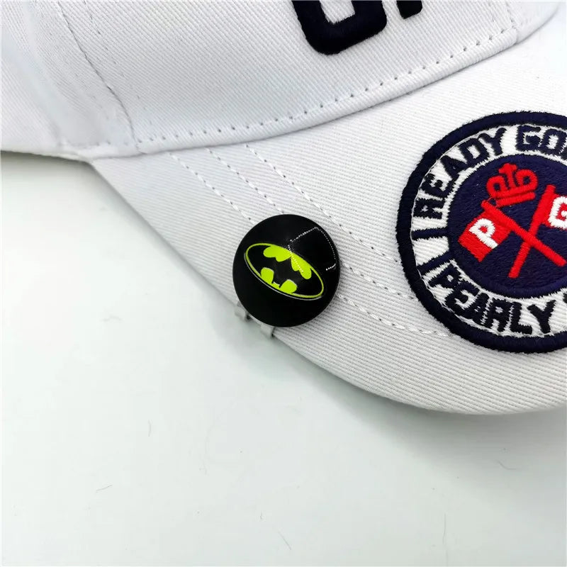 NEW Super Hero Golf Ball Marker With Magnetic Hat Clip Iconic Style Golf Game Accessories VARIOUS DESIGNS