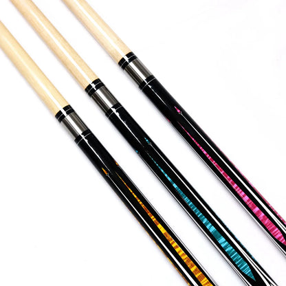 Newest Modern Design Colorful Maple Wood Nine-Ball Billiard Pool Cue Stick Factory Price