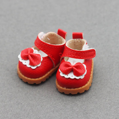 New Year Labubu Outfit for 17cm Mini Doll Chinese Style Matched Red Clothes Accessories