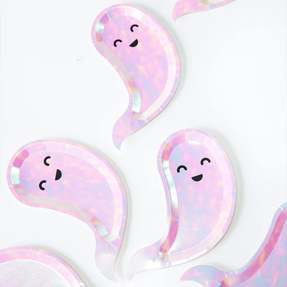 Halloween Party Decoration Ghost Plates Napkins Disposable Tableware Halloween Decoration Supplies