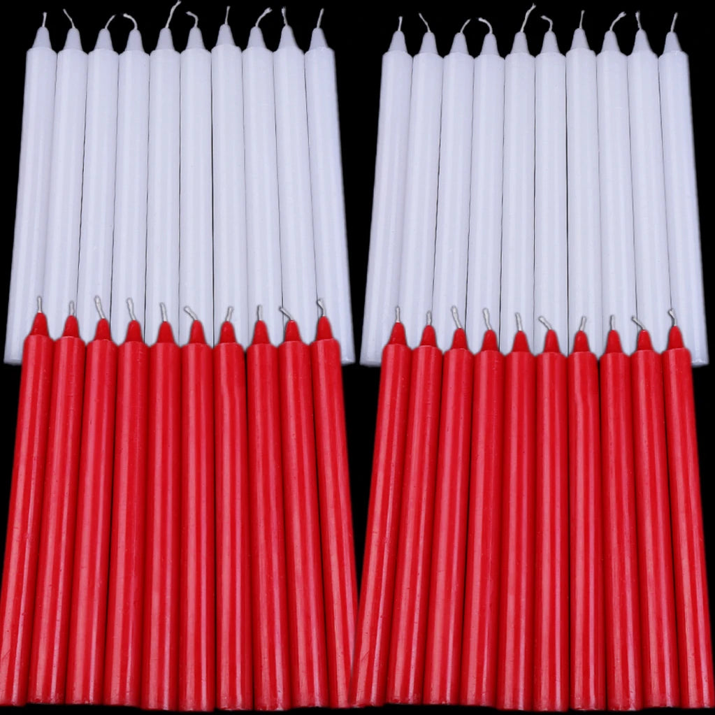 20/10pcs Unscented Mini Taper Candle, for Casting Chimes, Rituals, Spells, Wax Play & More,ChristmasDecor Dinner Candles Wedding