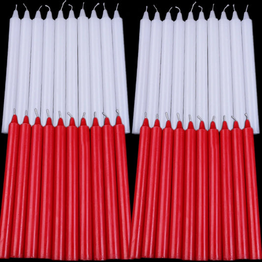 20/10pcs Unscented Mini Taper Candle, for Casting Chimes, Rituals, Spells, Wax Play & More,ChristmasDecor Dinner Candles Wedding