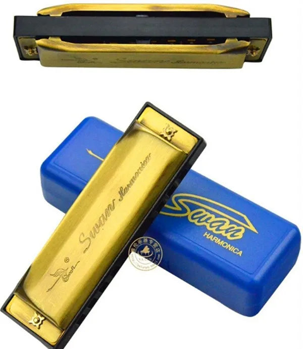 10-Holes Harmonica for Children, Harmonica With 10 Holes, Harmonica, C-Key Mouth, Musical Instrument, for Music
