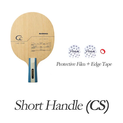 Original SANWEI CC CARBON Table Tennis Blade Racket (5+2 Carbon) Ping Pong Bat Paddle