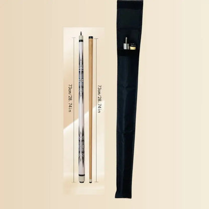 Professional White Watermark Design Wooden Billiard Cue - Straight Pool Cue Stick
