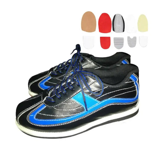 Large Size 38-46 Bowling Shoes Changable Sole Men With Skidproof Sole Sneakers Right Hand and Left Hand Both of Them Can Wear It