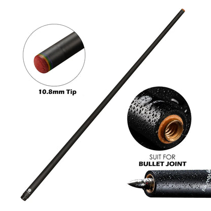 PREOAIDR 3142 POINOS Carbon Maple Single Shaft Billiard Pool Cue Stick Shaft 10.8/11.75/13mm Tip Uni-Loc Joint Bullet Shaft