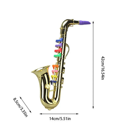 Toy Saxophone Saxophone Model Toy Multifunctional Early Educational Toys Simulation Musical Instrument for Toddler Girls Boys
