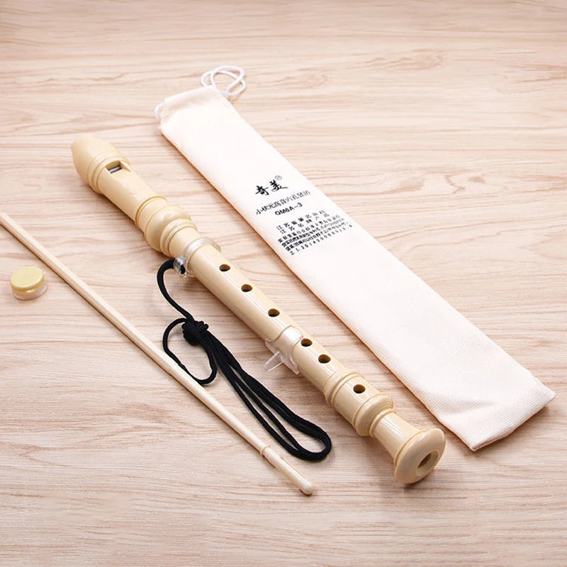 Professional Eight Hole Treble Flute 8-Hole Soprano Recorder Clarinet Black Sound Easy Adjustable Food Grade ABS Non-Toxic