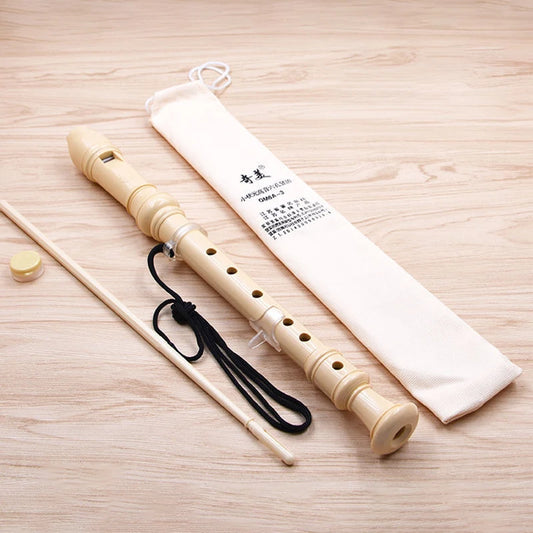 Professional Eight Hole Treble Flute 8-Hole Soprano Recorder Clarinet Black Sound Easy Adjustable Food Grade ABS Non-Toxic