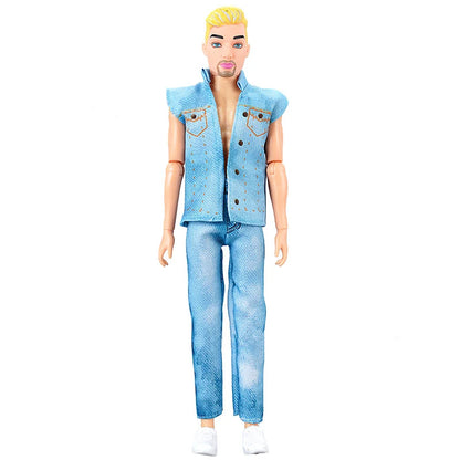 30cm Male/ Female Doll Full Set 1/6 Bjd Ken Doll With Clothes Girls Dress Up Toys Gifts