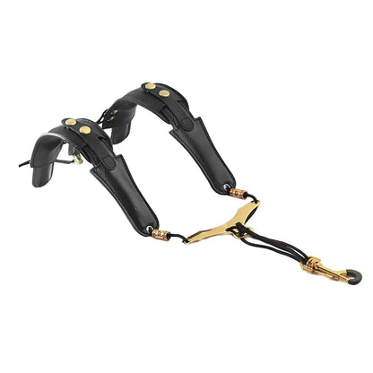 Professional Sax Harness Saxophone Strap Saxophone Shoulder Strap Adjustable Length for Alto / Tenor / Baritone Saxophone