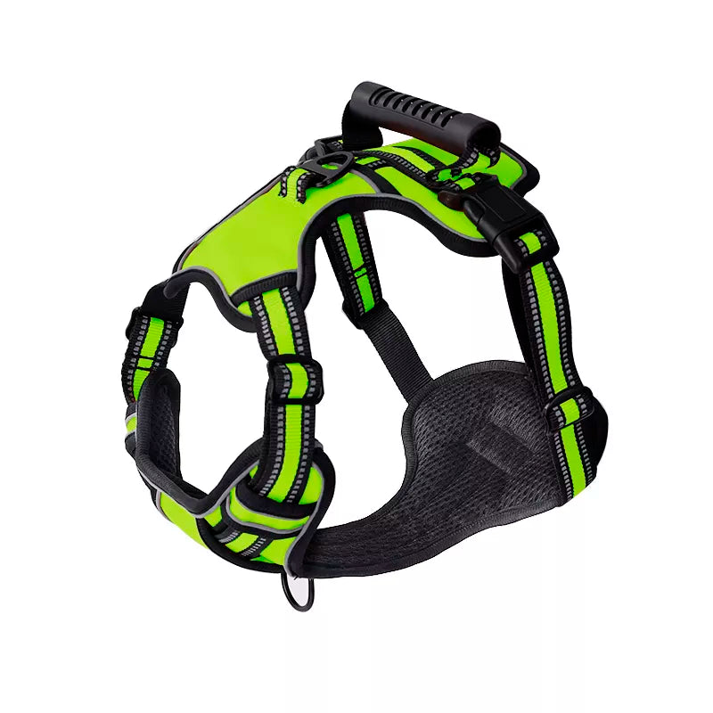 Dog Harness No Pull Breathable Reflective Dog Harness Vest With Handle for Small Large Dogs Outdoor Walking Training Supplies