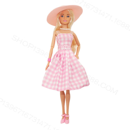 Fashion Clothing for Barbie Ken Dolls Clothes Movie Dress Up Denim Pants Set 1/6 Princess Skirts Bjd Toys for Girls Accessories