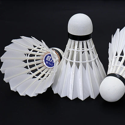 KUNLI 01 /Sliver 2 Duck Feather Shuttlecock for Competition Duck Feather Badminton Shuttlecock Sports Shuttlecocks Badminton