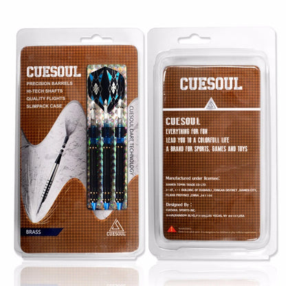 Nice CUESOUL Professional Electronic Soft Tip Darts With Unique Dart Flights Blue PC Dart Shaft