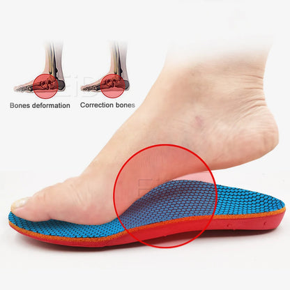 EID Kids Children Orthopedic Insoles Shoes Flat Foot Arch Support Insoles Orthotic Pads Correction Health Shoes Pad Foot Care