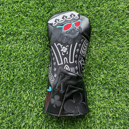 Kings and Queens and Knights Golf Club Wood Headcovers Driver Fairway Woods Hybrid Cover Photographing in Kind Fast Delivery