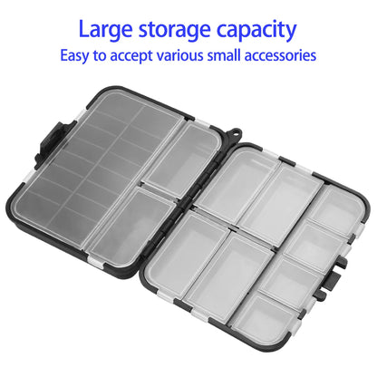 VORCOOL Multifunctional Fishing Tackle Kit Box Men Professional Fishing Equipment Fishing Tool Organizer (Black)