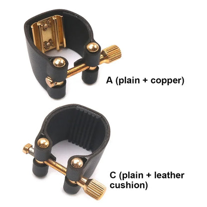 For Alto Sax Saxophone Ligature Universal Parts Practical Accessories Black Compact Fastener Ligatures Durable Replacement Tools