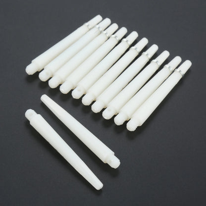 12pcs 45mm/35mm Plastic Darts Shafts 4.5mm Screw Thread Transparent Dart Stems With Stainless Steel O Ring for Steel & Soft Dart