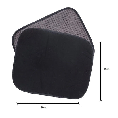1-2pcs Bowling Ball Polisher Cloth Microfiber Remove Stains Black Bowling Ball Mat Portable Lightweight Soft Sports Accessories