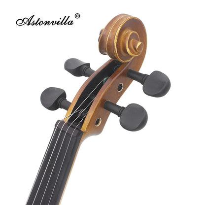 Astonvilla Handmade Size 4/4 Vintage Violin Exquisite Sub Gloss Varnish Stylish Retro Old-Fashioned Fiddle Spruce Panel