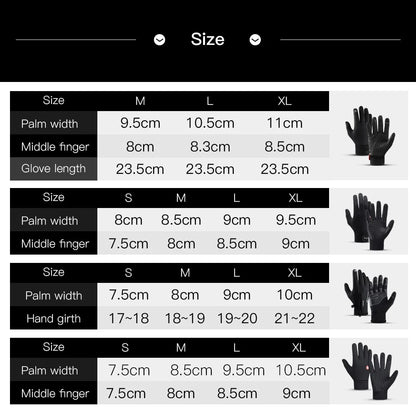 Hot Sale Winter Outdoor Sports Running Glove Warm Touch Screen Gym Fitness Full Finger Gloves for Men Women Knitted Magic Gloves