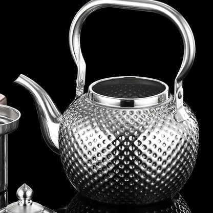 1.2/1.5/2l Teapot 304 Stainless Steel Water Tea Kettle Induction Cooker Stove Tea Pot Drinkware Kitchen Accessories