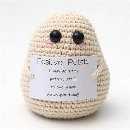 Pure Hand-Woven Positive Energy Lovely Potato Doll New Product Handmade Potato Home Room Decoration Christmas Gift