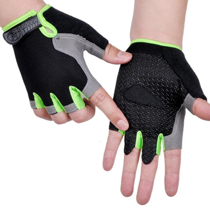 Gym Dumbbell Gloves Men Women Weightlifting Fitness Sport Training Exercise Gloves Non Slip Breathable Half Finger Cycling Glove