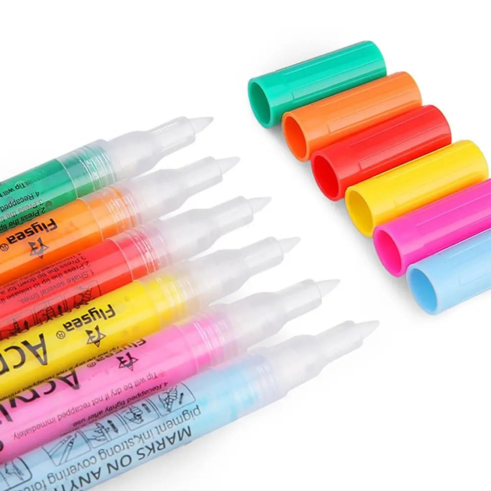 Golf Club Color Changing Pen Acrylic Ink Pen With Strong Sunscreen Waterproof Golf Marker Drawing Tool Accessories Marks Pens