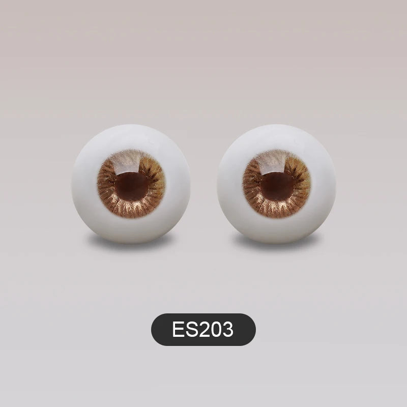 BJD Eyes Resin 8mm to 20mm Handscraft Colourful Flat Base Life Like Anime Eye Dolls Accessories