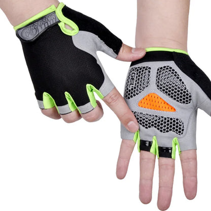 Gym Dumbbell Gloves Men Women Weightlifting Fitness Sport Training Exercise Gloves Non Slip Breathable Half Finger Cycling Glove