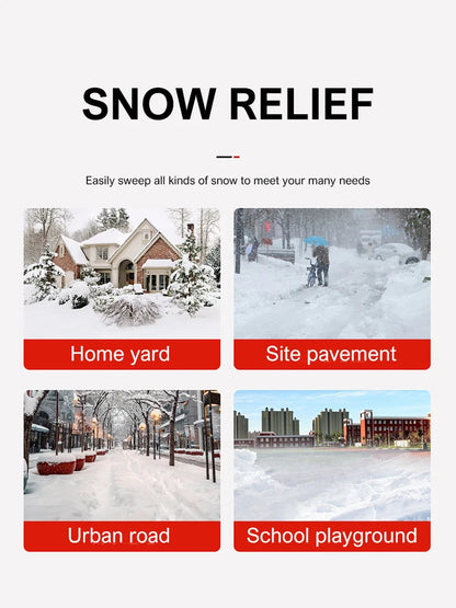 New Winter Cordless Electric Snowplow Lithium Electric Snow Sweeper Cordless Snow Shovel Courtyard Street for Makita Battery