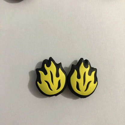 5pcs Fire Tennis Damper Shock Absorber to Reduce Tenis Racquet Vibration Dampeners