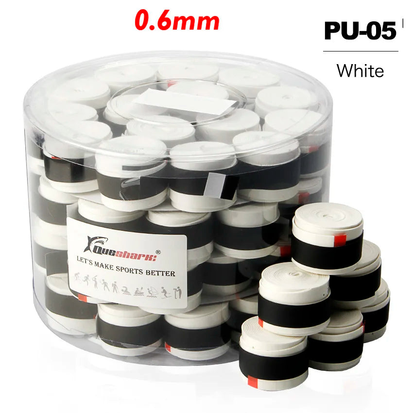 60 Pcs /Lot White Black Colorful Coated Tennis Overgrips Badminton Grips Breathable Tennis Racket Tapes Fishing Rod Sweatbands