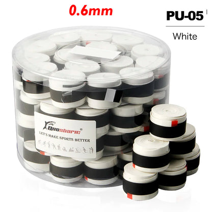 60 Pcs /Lot White Black Colorful Coated Tennis Overgrips Badminton Grips Breathable Tennis Racket Tapes Fishing Rod Sweatbands