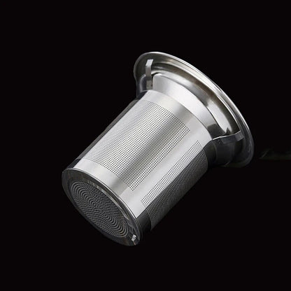 Heat Resistant Glass Teapot With Stainless Steel Infuser Heated Container Tea Pot Good Clear Kettle Square Filter Baskets
