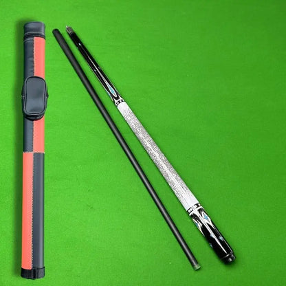 Black Technology Carbon Fiberglass Professional Pool Cue Stick Lizard Shaped Grip 12.5mmTip Billiards Accessories Exquisite Gift