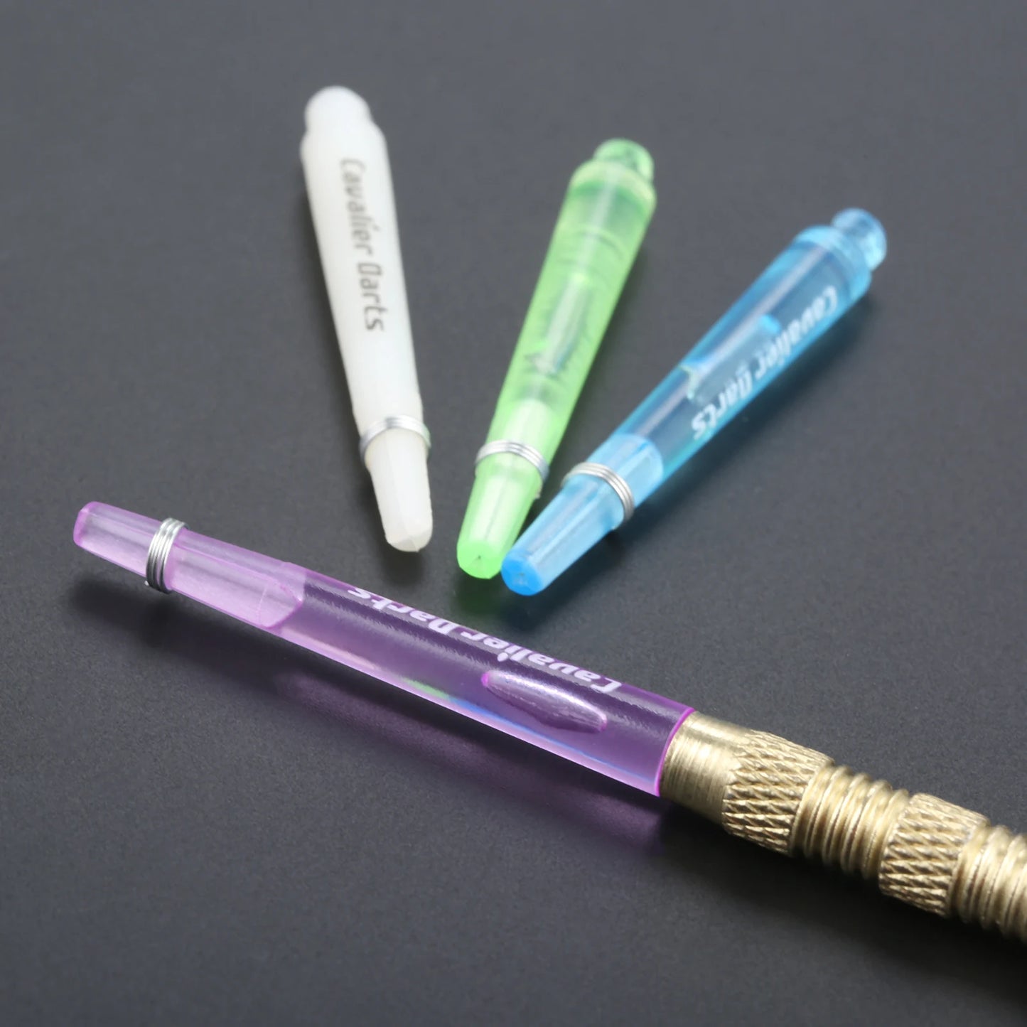 12pcs 45mm/35mm Plastic Darts Shafts 4.5mm Screw Thread Transparent Dart Stems With Stainless Steel O Ring for Steel & Soft Dart