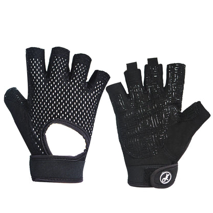 MOREOK Gym Gloves Beathable Full Palm Protect Fitness Training Workout Gloves Anti-Slip Weight Lifting Gloves Exercise Glove Men