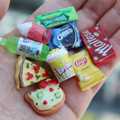 1:6 Scale Miniature Dollhouse Food Supermarket Mini Snack Simulation Cake Wine Drink for Blyth Barbies Doll Accessories Toy