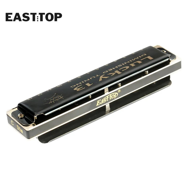 EASTTOP LUCKY 13 Dominished Harmonica Musical Instruments 13 Holes C Key Harmonica for Beginners