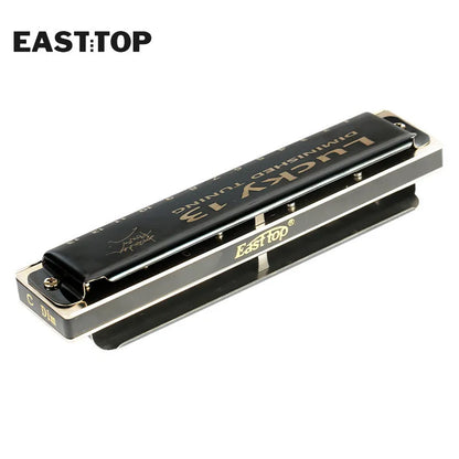 EASTTOP LUCKY 13 Dominished Harmonica Musical Instruments 13 Holes C Key Harmonica for Beginners