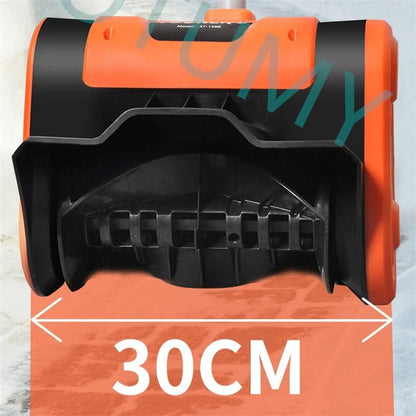 Snow Removal Machine Electric Snow Plow Hand-Pushed Snow Blower Small Snow Clearing Equipment for Road Snow Shoveling