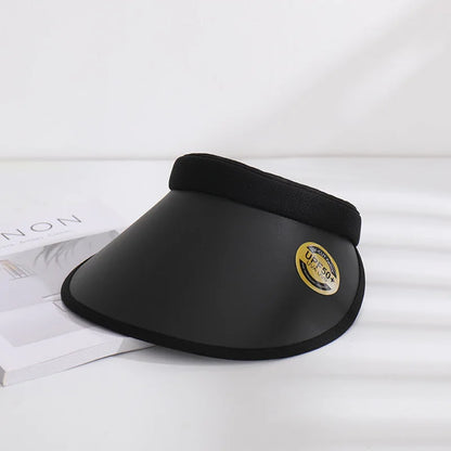Adult Child Woman's Sun Visor Hats Female Bowknot Visor Caps Hand Made DIY Straw Summer Cap Casual Empty Top Hat Beach