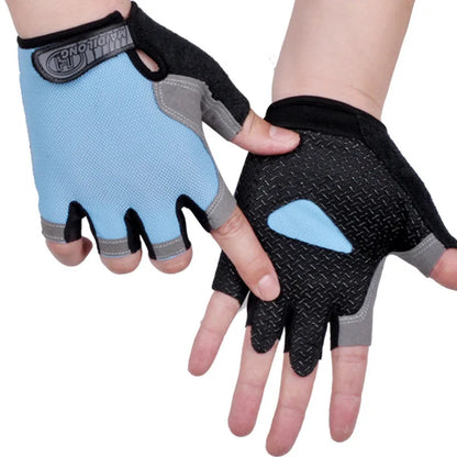 Gym Dumbbell Gloves Men Women Weightlifting Fitness Sport Training Exercise Gloves Non Slip Breathable Half Finger Cycling Glove