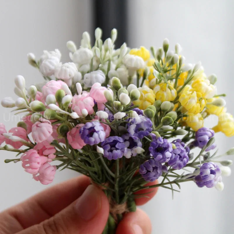 1/6 Scale Mini House Decoration Miniature Dollhouse Glass Flower Vase for Barbies Blyth Doll Accessories Toy